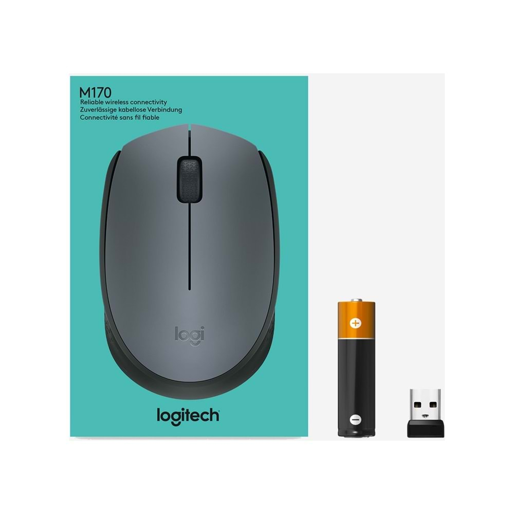 LOGİTECH M170 USB OPTİK WİRELESS KABLOSUZ MOUSE 910-004642