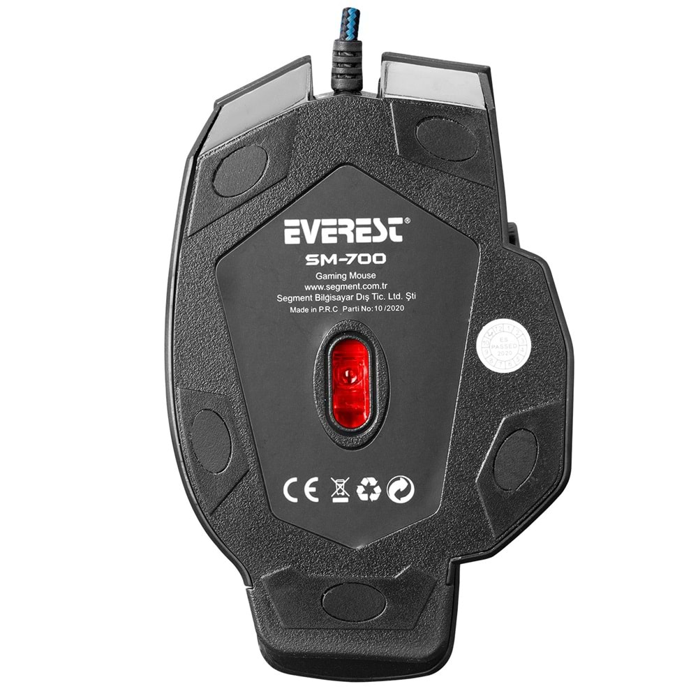 Everest SM-700 STREAKS 6D RGB IŞIKLI OYUNCU GAMİNG MOUSE