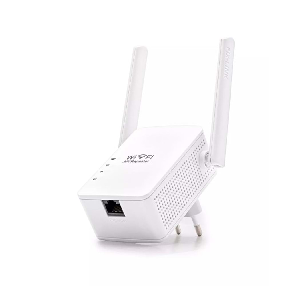 PIX-LINK LV-WR13 ÇİFT ANTENLİ ACCESS POINT REPEATER 300Mbps ACCES POİNT