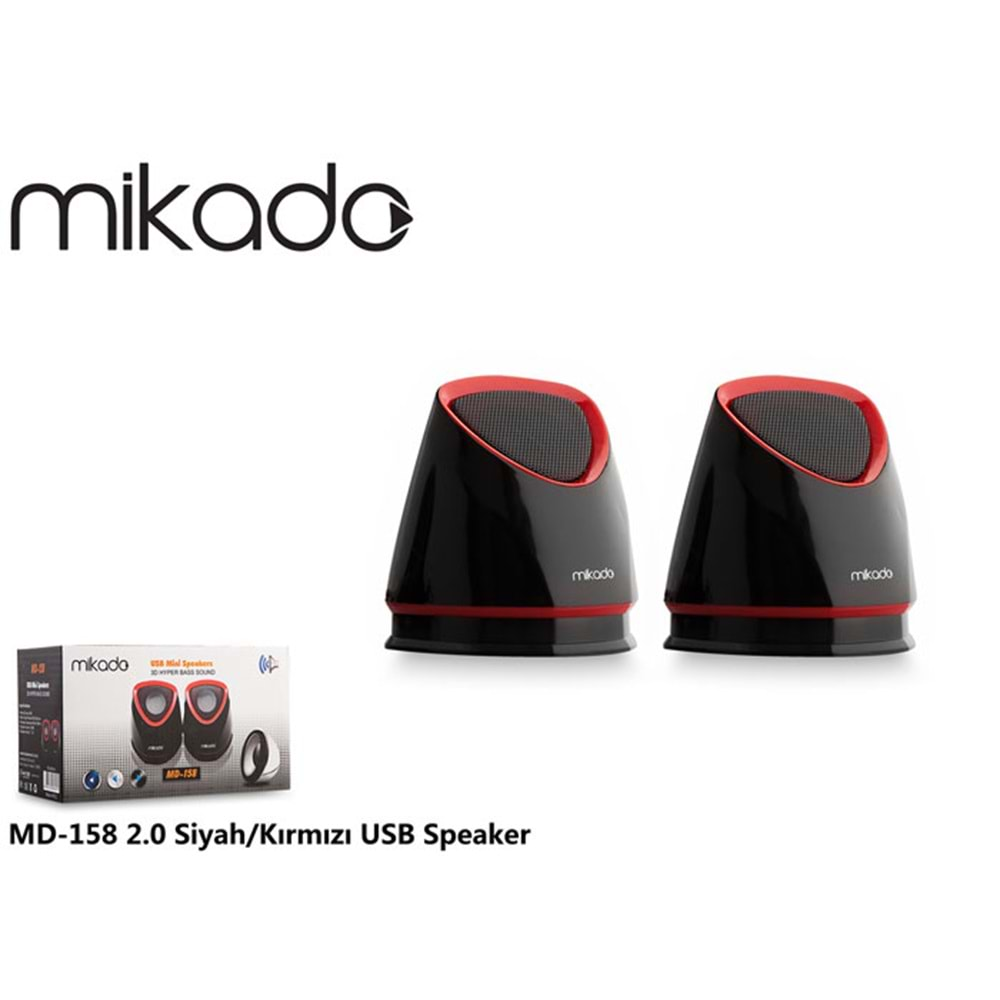 Mikado MD-158 USB 2.0 SPEAKER PC HOPARLÖR