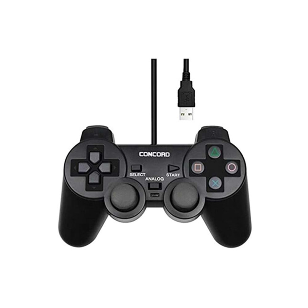 Concord C-850 USB Game Pad 2.0 Joystick Titreşimli Oyun Kolu