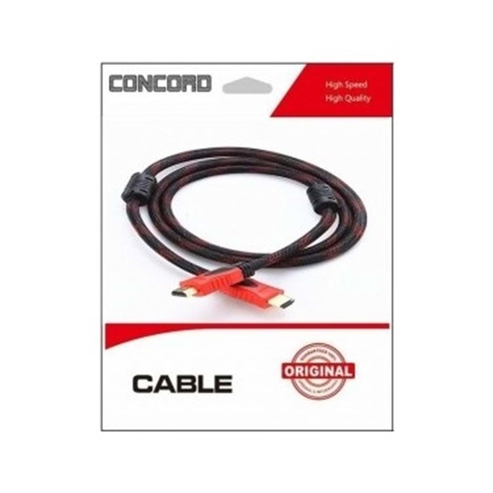 CONCORD C-514 3MT 1080P HASIR ÖRGÜLÜ HDMİ KABLOSU C-5902
