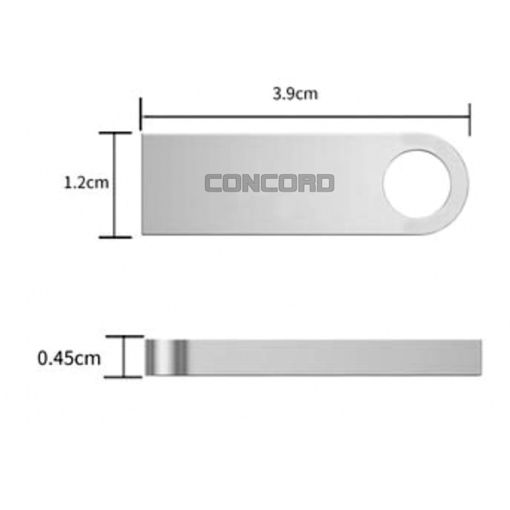 CONCORD C-U4 4GB USB 2.0 METAL ULTRA FLAİR FLASH BELLEK