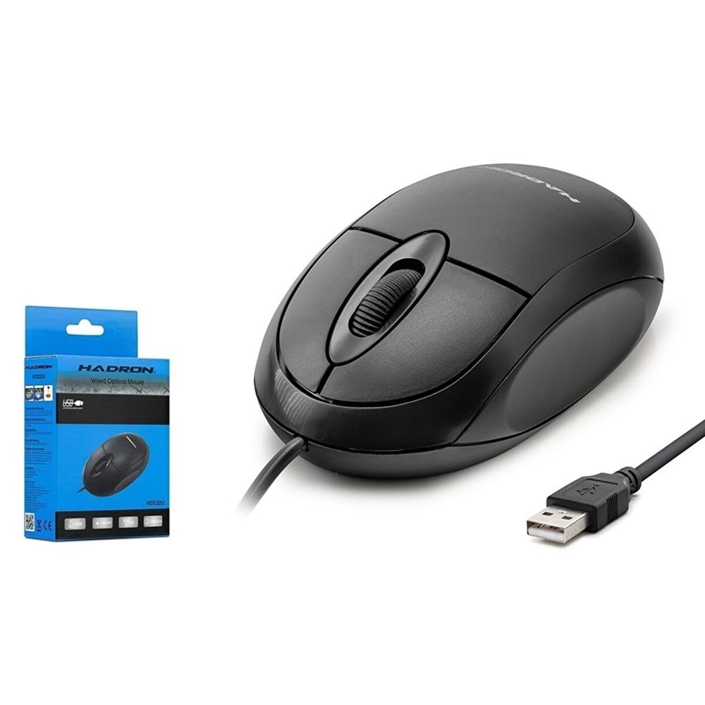 HADRON HDX3252 (5602) USB OPTİK MİNİ KABLOLU MOUSE