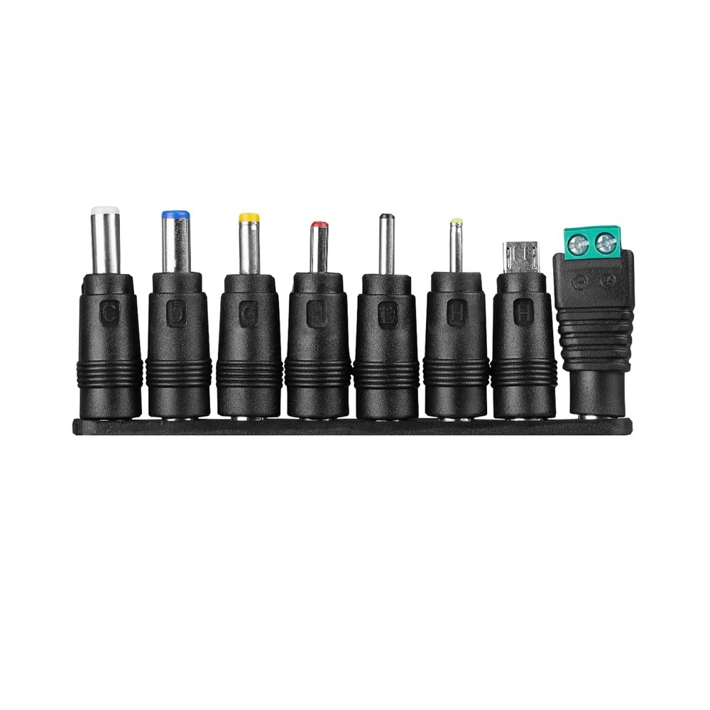 S-link SL-129C 3V/4.5V/5V/6V/7.5V/9V/12V 2A 24W (5.5*2.1) Üniversal 8 Uçlu Adaptör