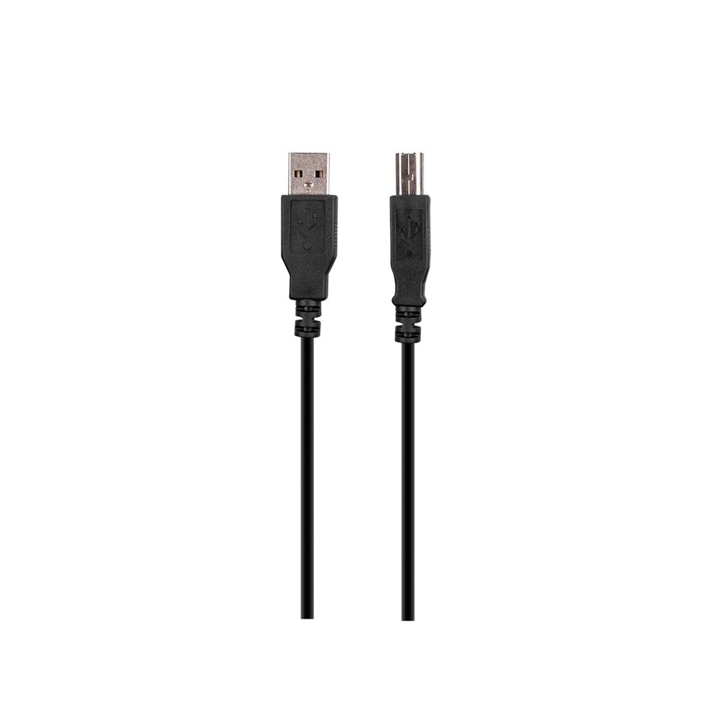 Oem Usb 1.5M Yazıcı Kablosu Siyah 0.90MM