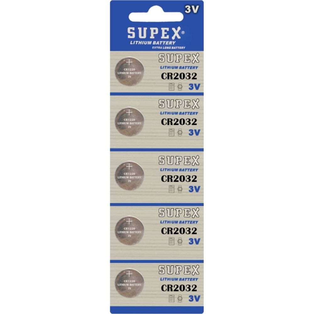 SUPEX CR2032 3V PİL 1 ADET