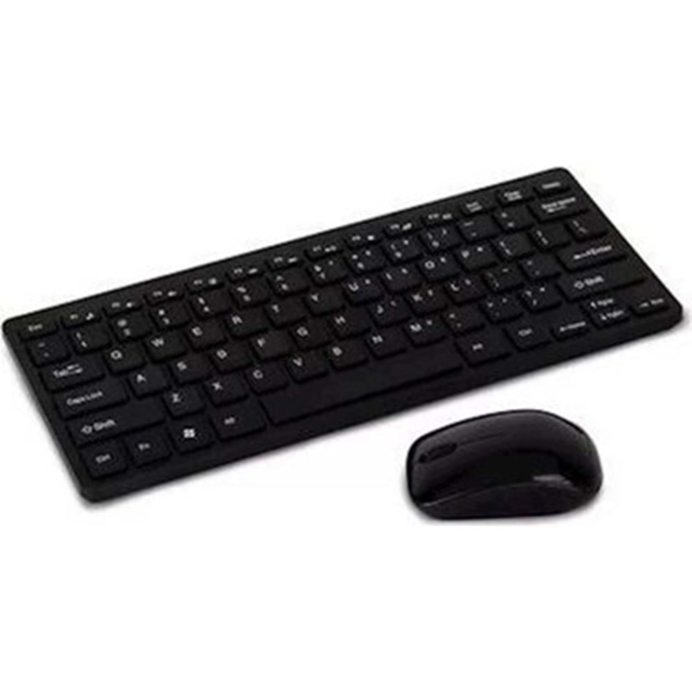 POLYGOLD PG-8030 MİNİ KABLOSUZ KLAVYE + MOUSE SET