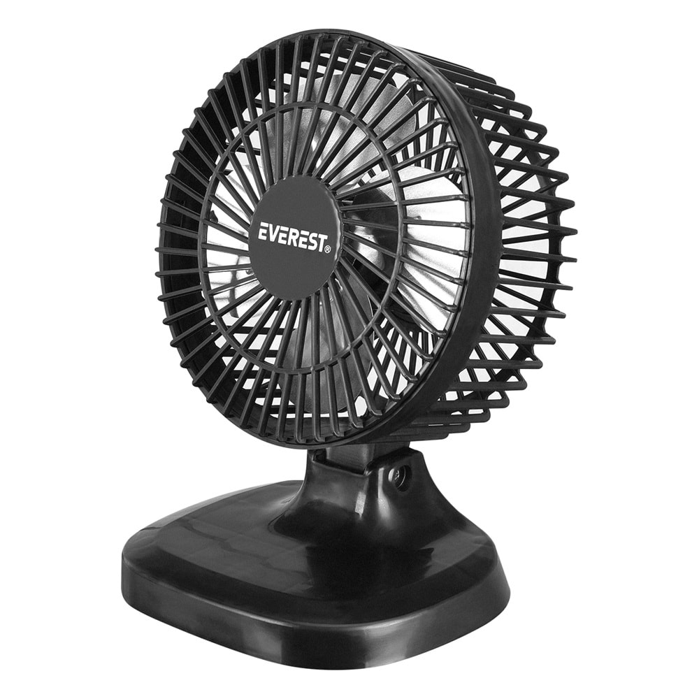 Everest EFN-503 7'' Masa Üstü Siyah Usb Fan Vantilatör