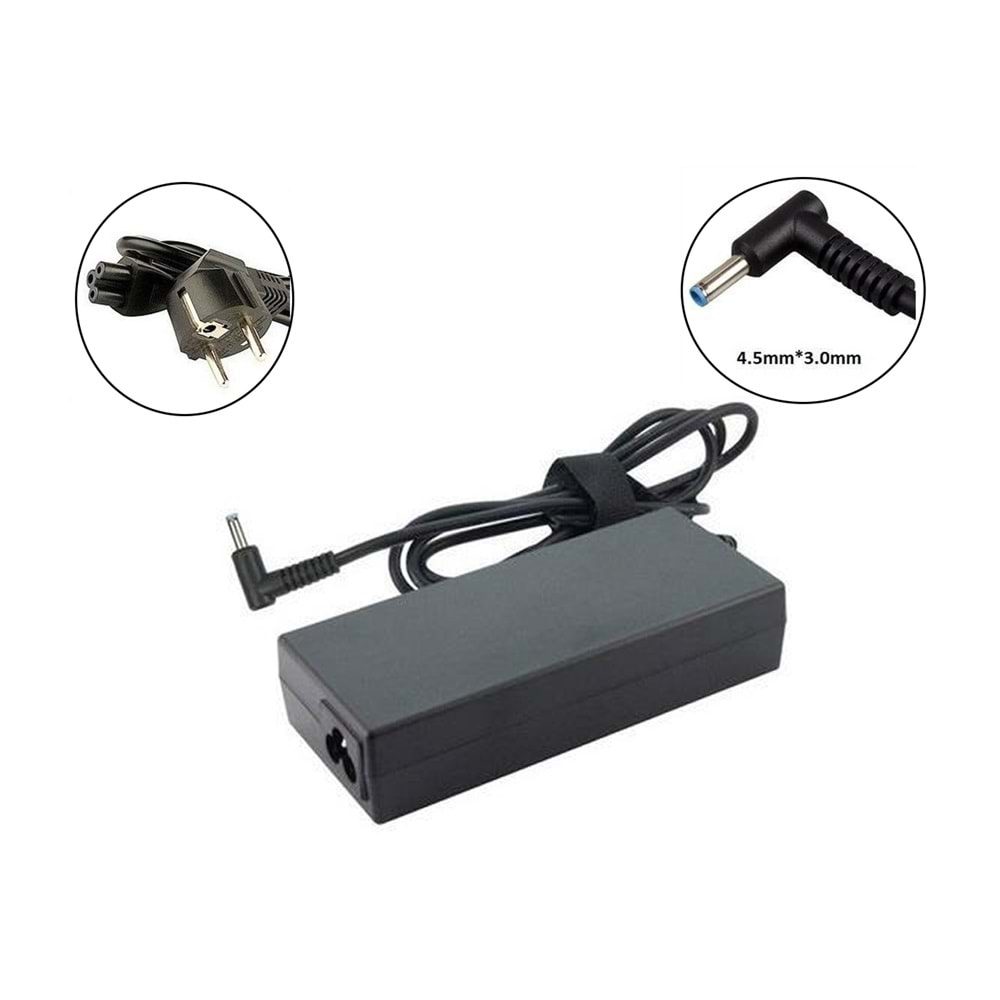 VERSATİLE LPA08DL(HP) HP MAVİ LAPTOP ADAPTÖR 19.5V 3.34A 4.5*3.0 90W