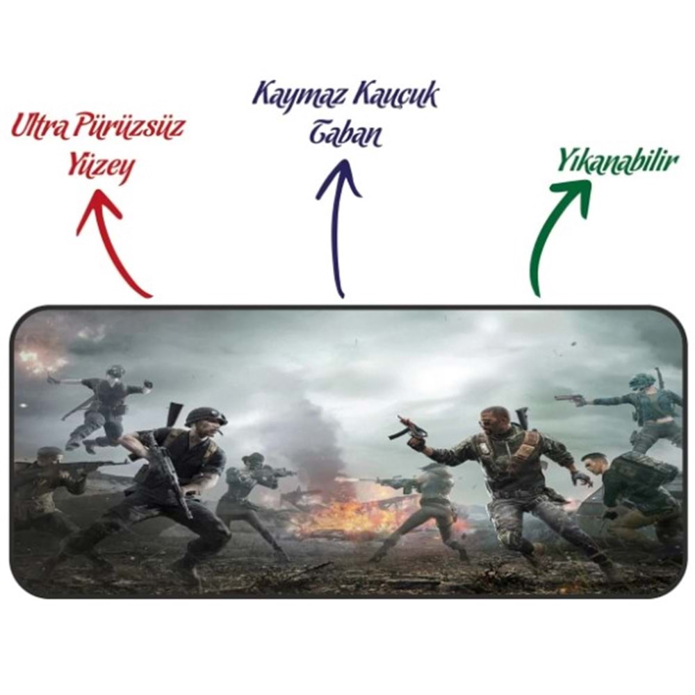 Concord MP-702 Oyuncu Mouse Pad Kaymaz Taban 30*70cm 0.3mm