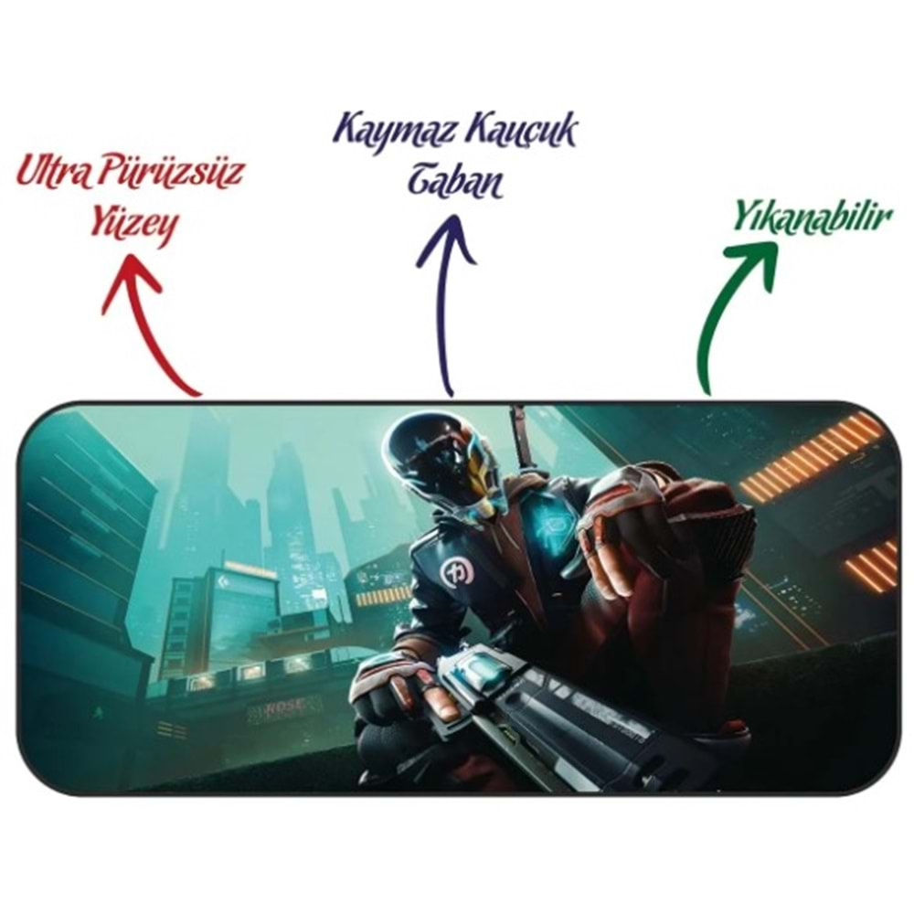 Concord MP-903 Oyuncu Mouse Pad Kaymaz Taban 40*90cm 0.4mm