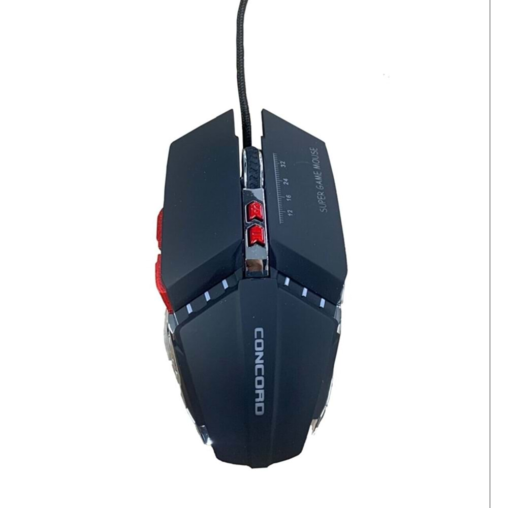 CONCORD C-23 KABLOLU LEDLİ IŞIKLI GAMİNG OYUNCU MOUSE