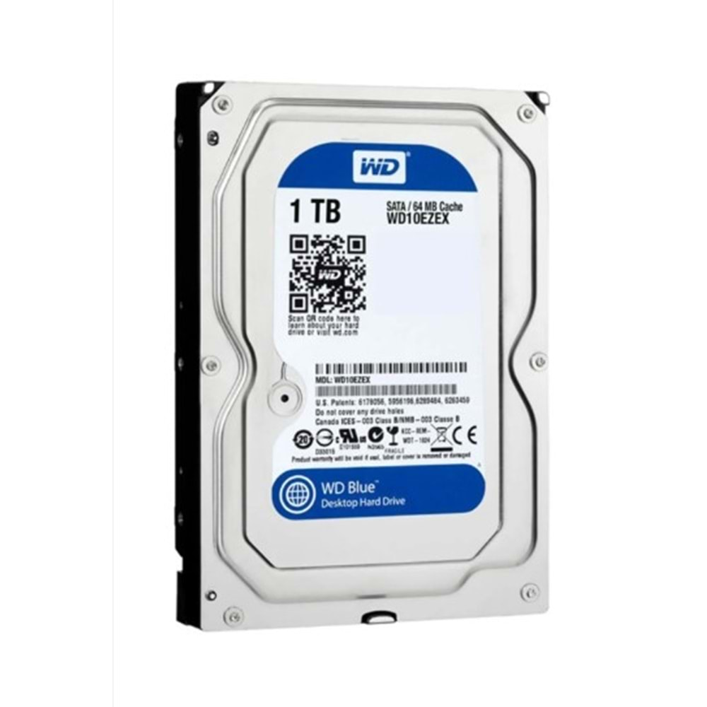 WD Blue 1TB 7200RPM Sata 3.0 64Mb 3,5