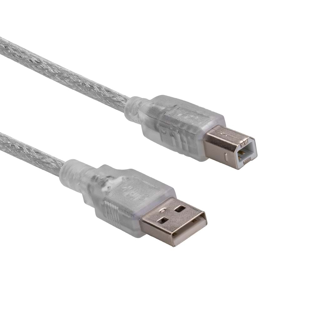 S-Link SL-U2015 Şeffaf Usb 2.0 Yazıcı Kablosu 1.5 Metre