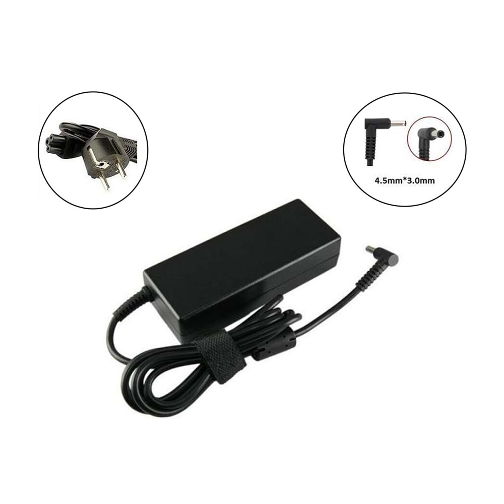 VERSATİLE LPA74HP 19.5V 4.62A 4.5*3.0 90W BLACK DELL LAPTOP ADAPTÖR