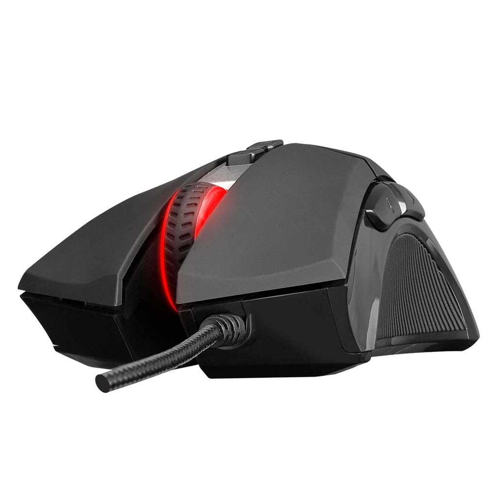 Rampage DLM-355 Işıklı RGB Usb Siyah Makrolu Oyuncu Mouse