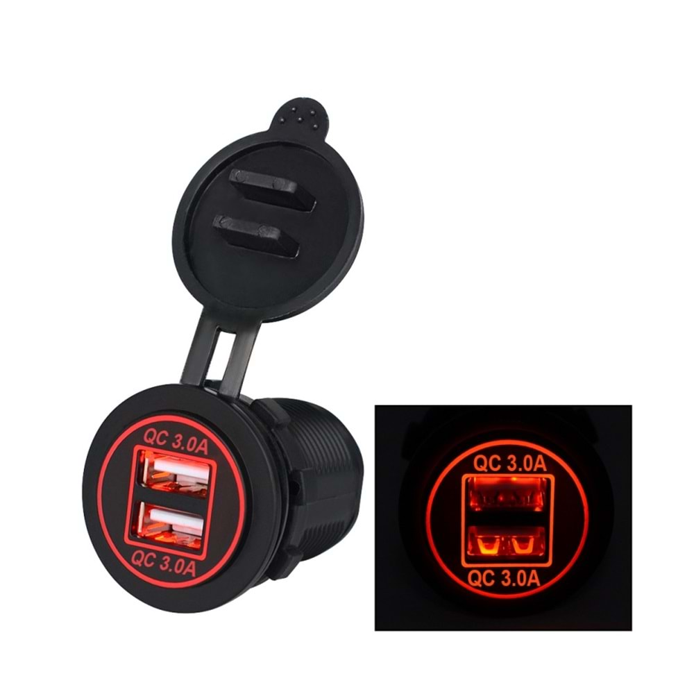 CONCORD CH-30 CAR CHARGER 3A ÇİFT USB ÇAKMAKLIK ARAÇ ŞARJI