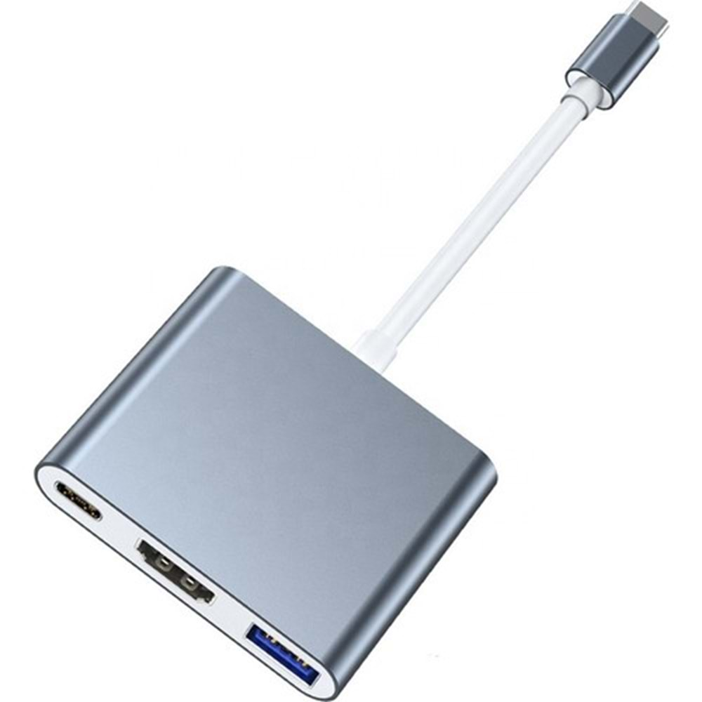 CONCORD BYL-2005 TYPE-C TO USB 3.0 ŞARJ 4K HDMİ ÇEVİRİCİ