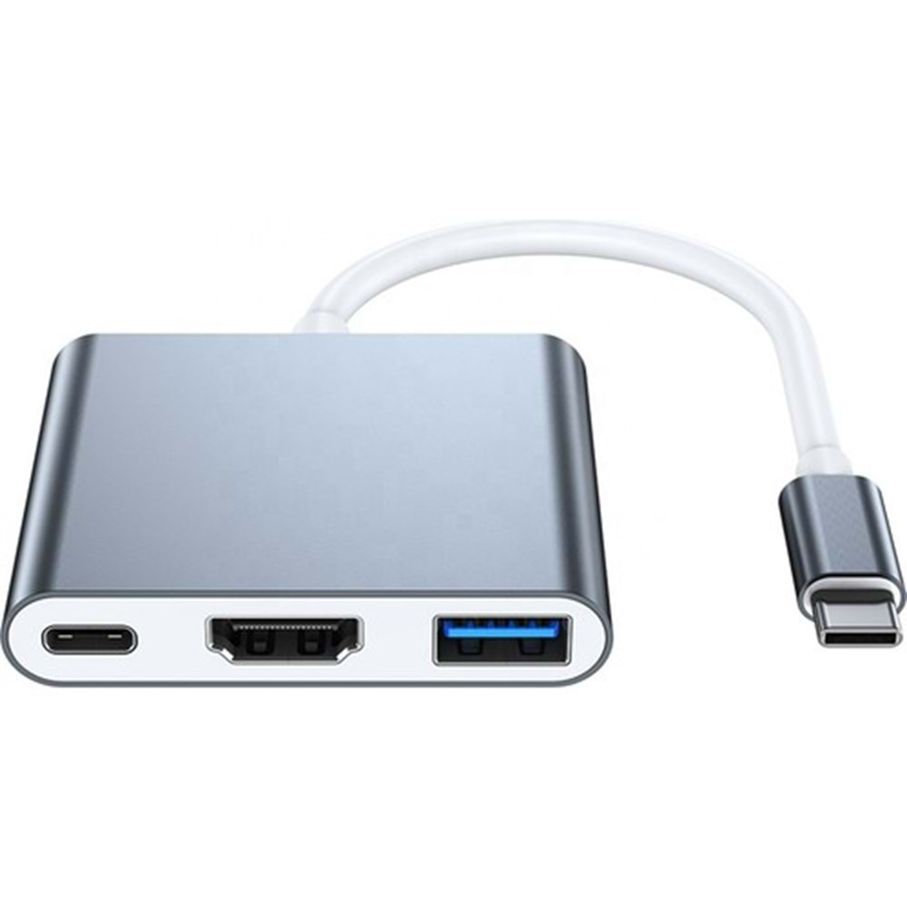 CONCORD BYL-2005 TYPE-C TO USB 3.0 ŞARJ 4K HDMİ ÇEVİRİCİ