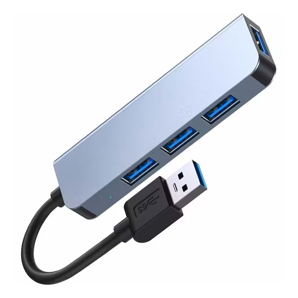 CONCORD BYL-2013U ALÜMİNYUM GÖVDE 4 PORTLU USB 3.0 HUB USB ÇOKLAYICI