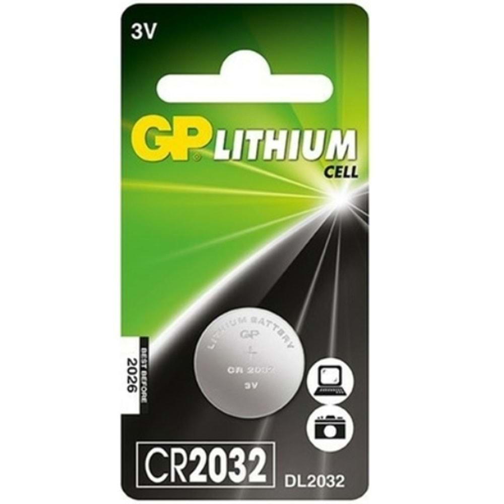 GP CR2032 3V PİL 1 ADET