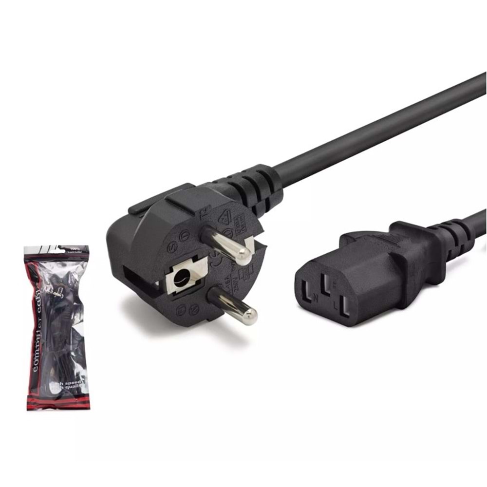 HADRON HDX5502(4412) POWER KABLO 0,75MM 1.5MT 500W AMBALAJLI