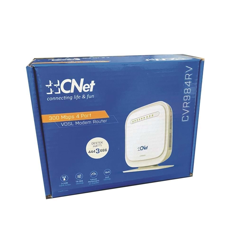 CNET VDSL MODEM 300Mbps VDSL ADSL2+ MODEM