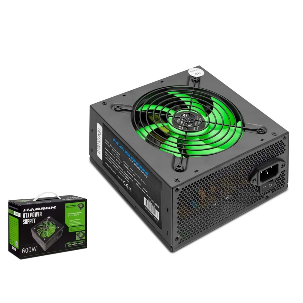 HADRON HD413 POWER SUPPLY 600W 12CM FANLI KUTULU