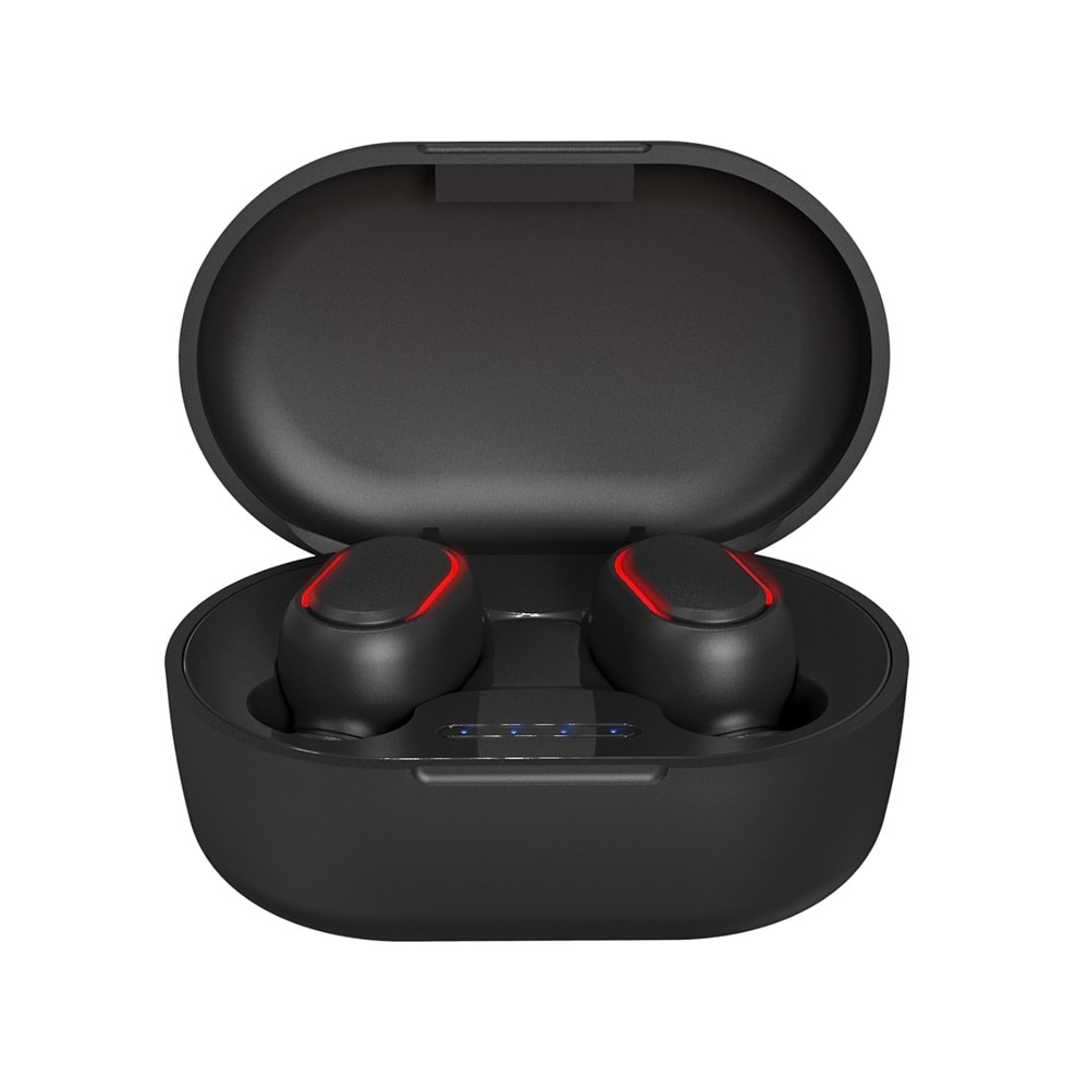 Asonic AS-TWS7S Siyah Mobil Telefon Uyumlu Bluetooth TWS AirPods Mikrofonlu Kulaklık