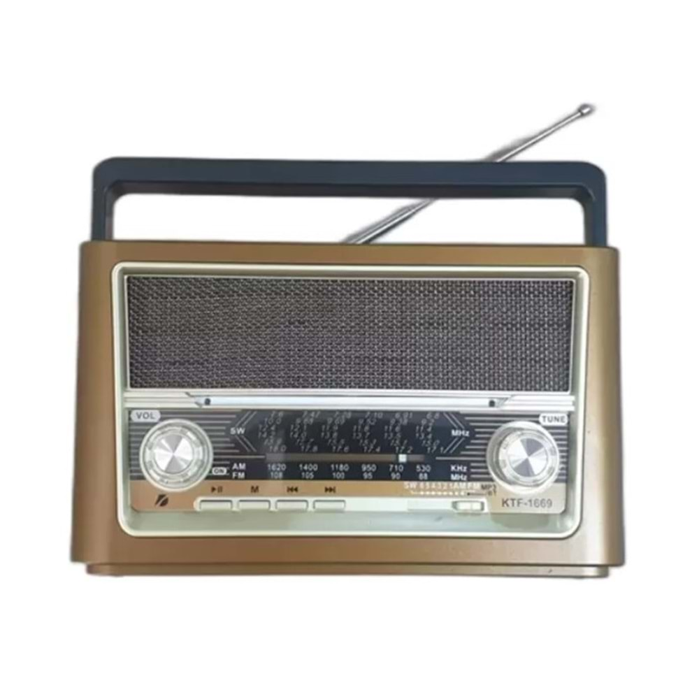 TELSAN KTF-1669 SD/USB/FM NOSTALJİ BLUETOOTH MÜZİK KUTUSU