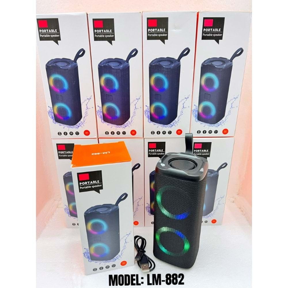 TELSAN LM-882 USB/SD/FM/BLUETOOTH RGB IŞIKLI MÜZİK KUTUSU