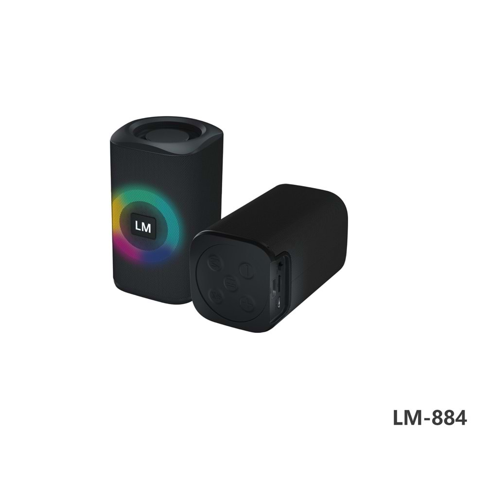 TELSAN LM-884 USB/SD/FM/BLUETOOTH RGB IŞIKLI MÜZİK KUTUSU