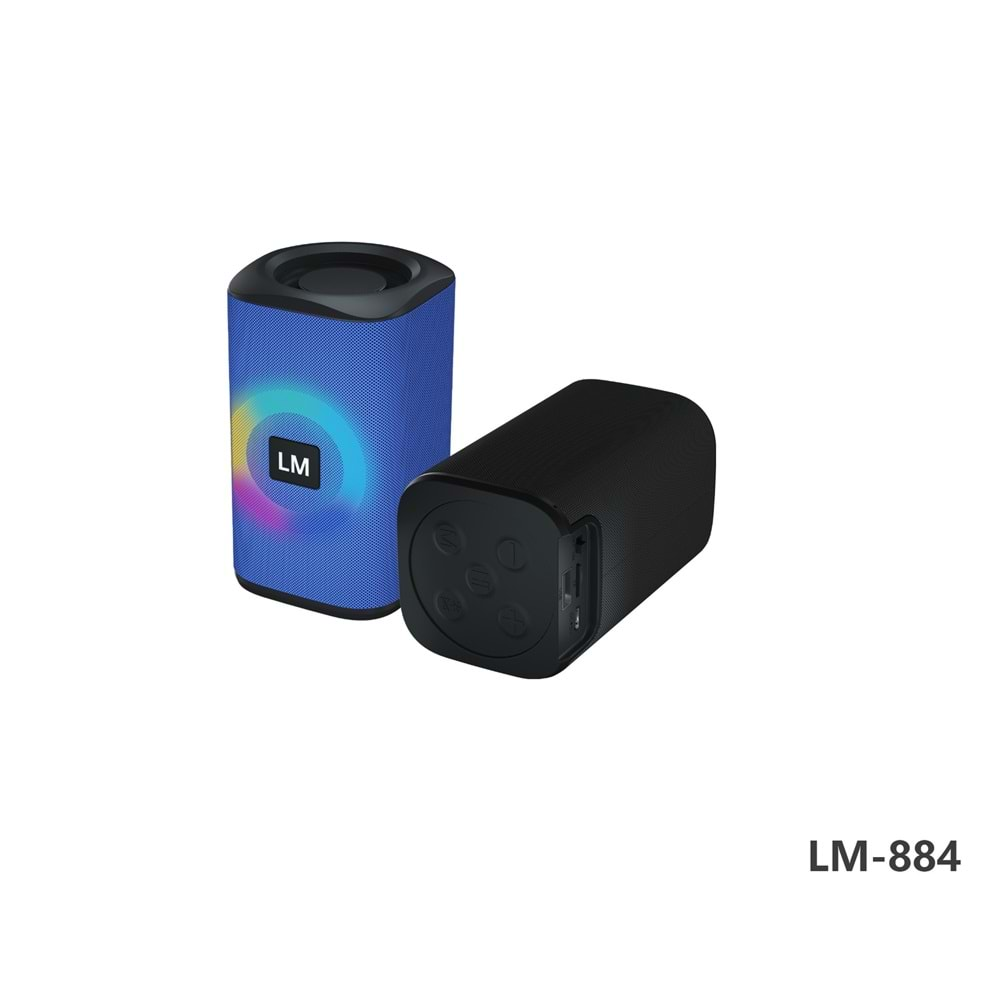 TELSAN LM-884 USB/SD/FM/BLUETOOTH RGB IŞIKLI MÜZİK KUTUSU