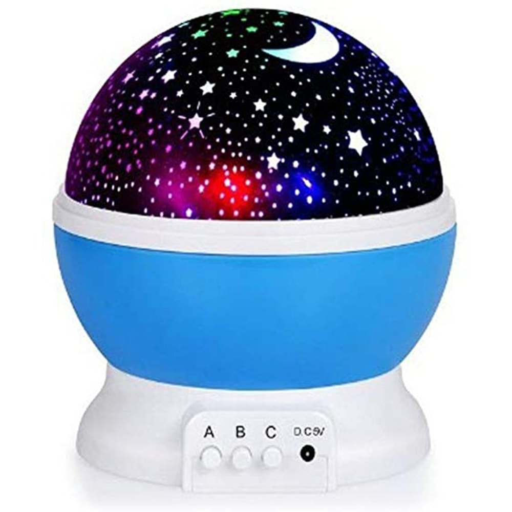 TELSAN XK001 STAR MASTER Döner Başlıklı Led Küre Tipi USB Kablolu Disko Topu Müzik Kutusu