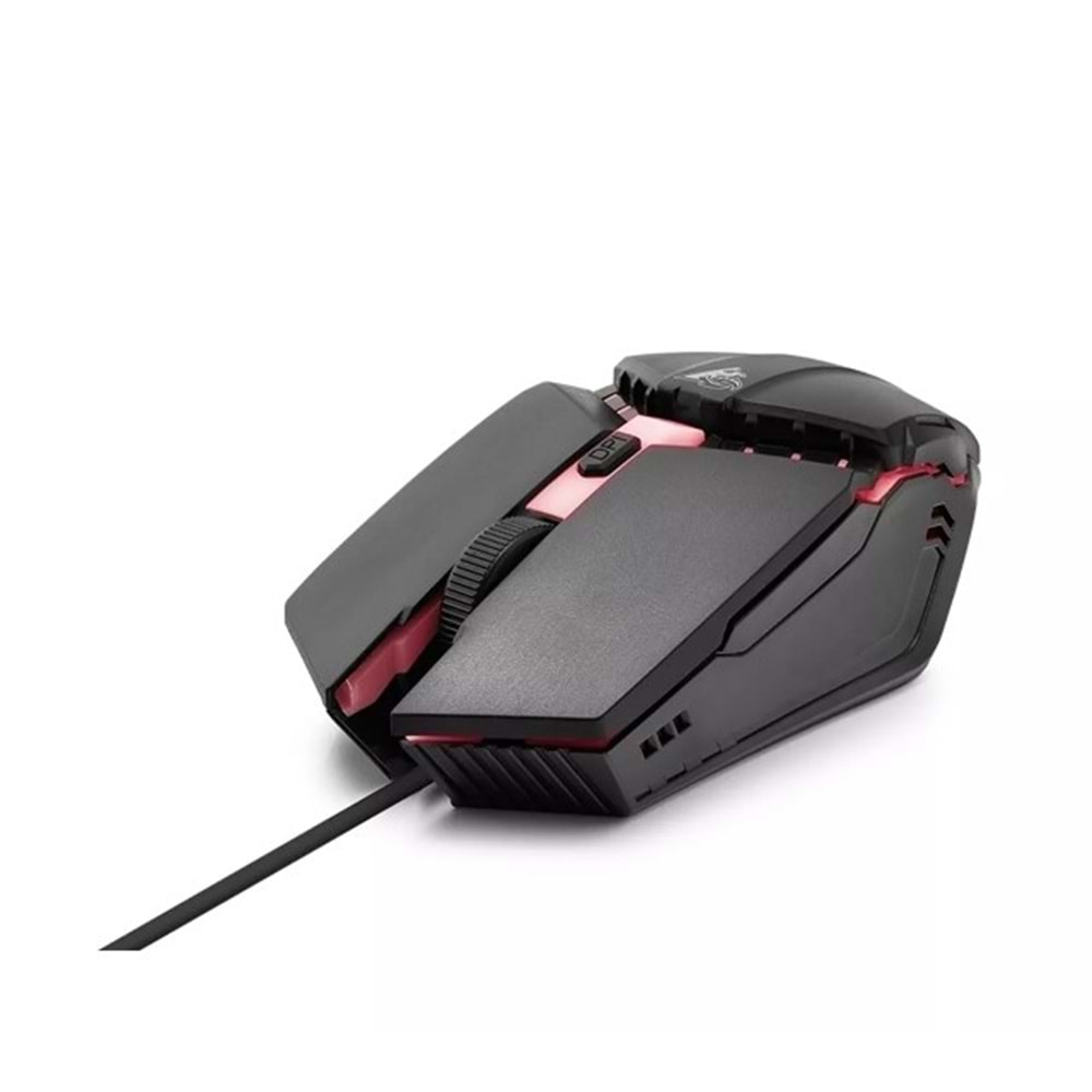 NOVATOR HD865 USB TÜRKÇE Q KABLOLU OYUNCU IŞIKLI KLAVYE MOUSE SET