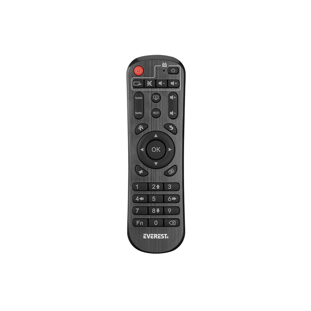 Everest EV-TB31 Amlogic 905X3 Işlemci 4G RAM+32G Dahılı Hafızası Wifi+Bluetooth+A55 CPU 64-bit quad +Kumandalı TV Box