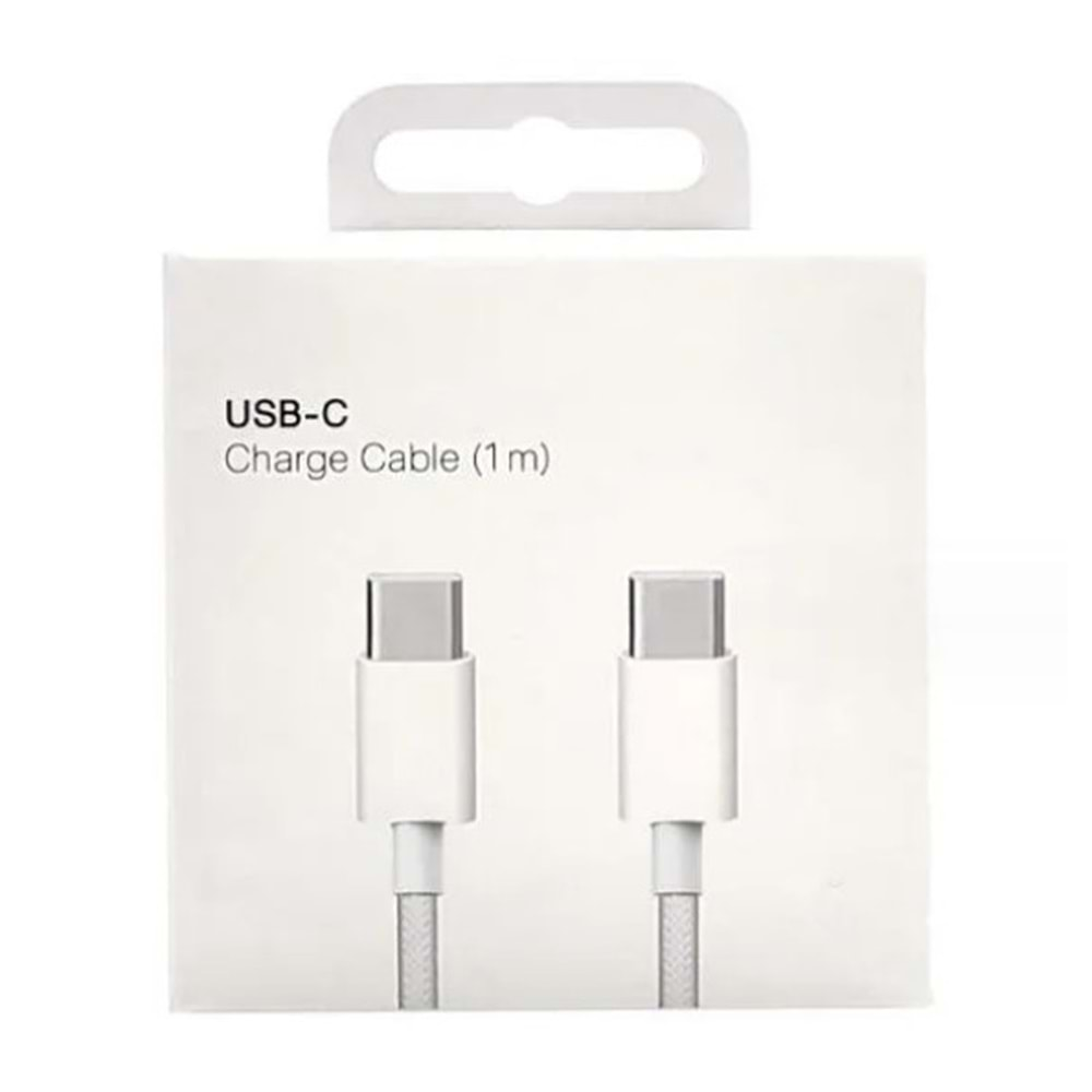 60W USB-C ŞARJ KABLO TYPE-C TO TYPE-C KABLO 1M