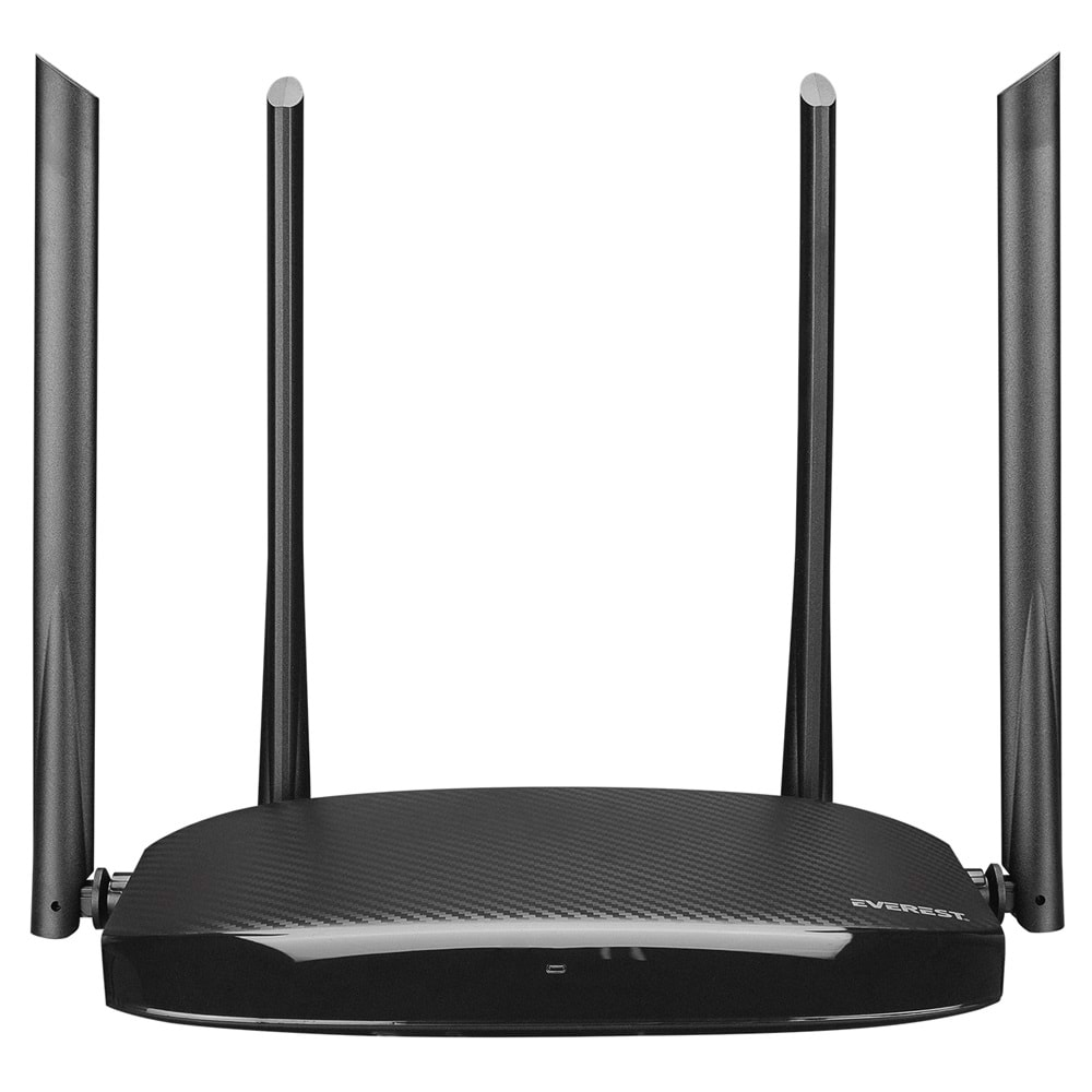 Everest EWR-AC5-V3 AC1200Mbps 2.4GHZ+5GHZ DualBand 4*6dBi Anten WISP+AP+Repeater Destekli Kablosuz Wifi Router