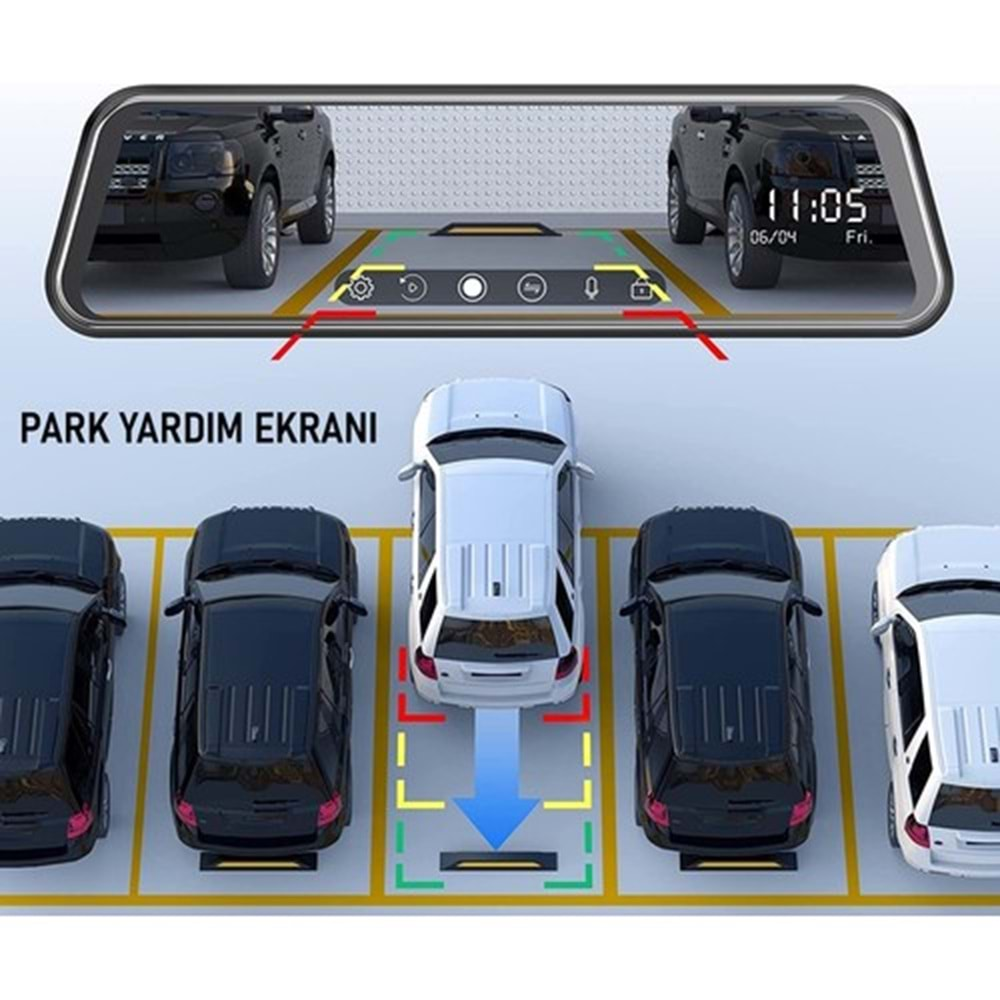 MPİA CC-62 Dikiz Aynası Araç Kamerası 10