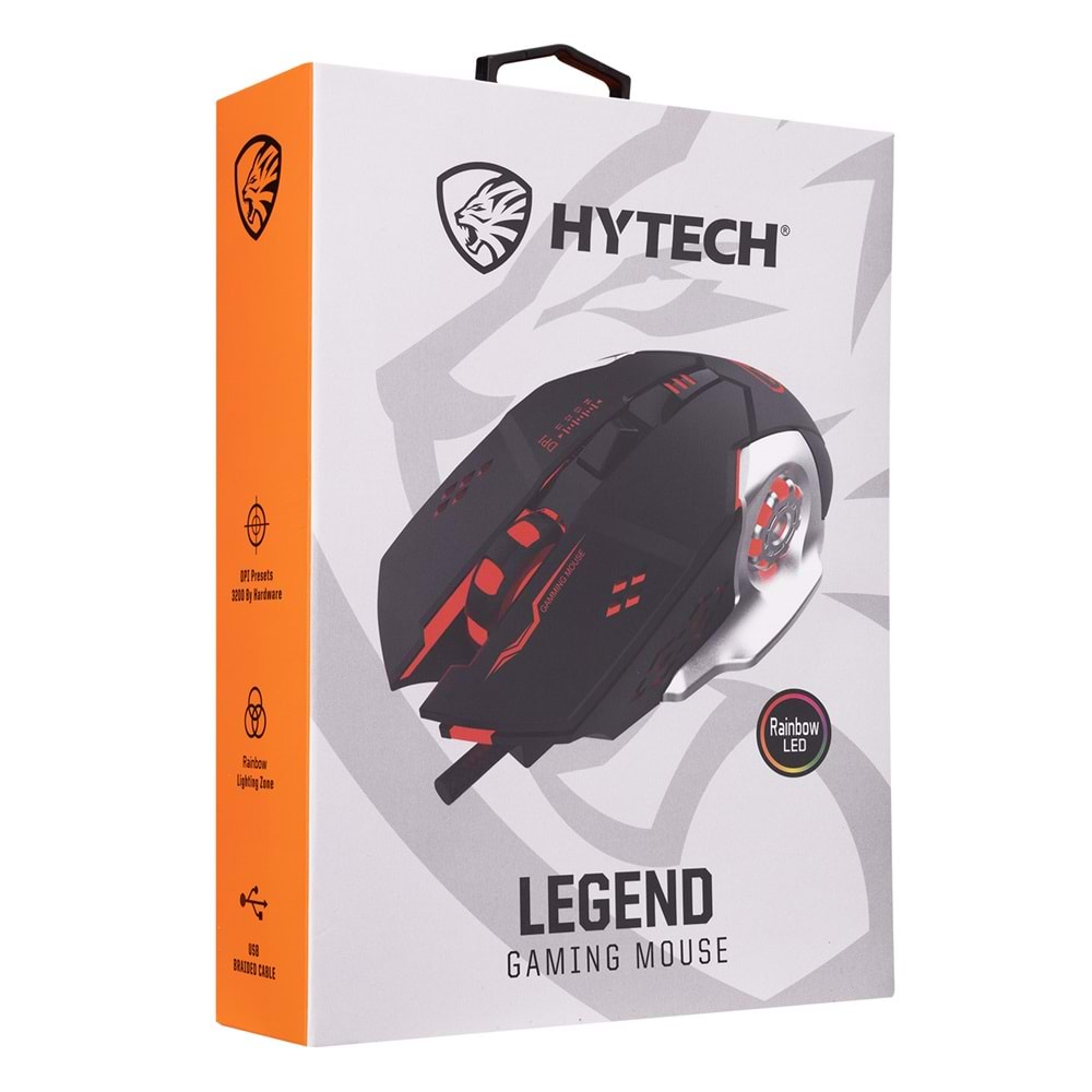 Hytech HY-X9 Legend Siyah Gaming Oyuncu Mouse