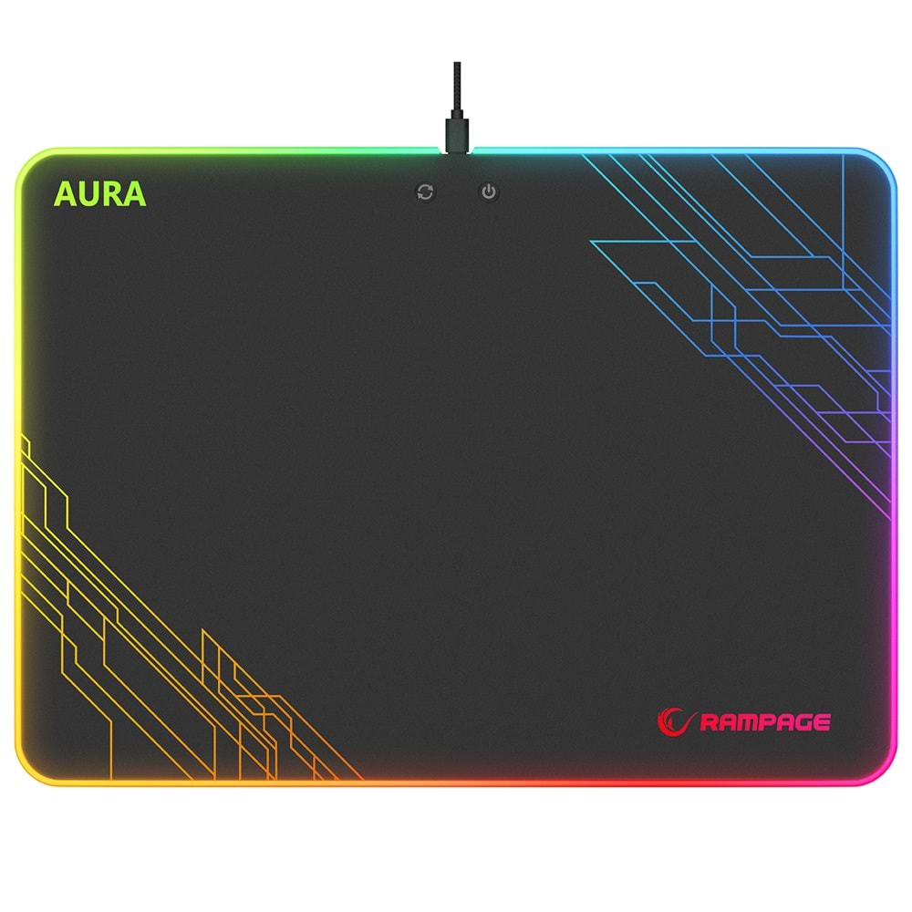 Addison Rampage MP-13 AURA 360x260x5mm RGB Mouse Pad