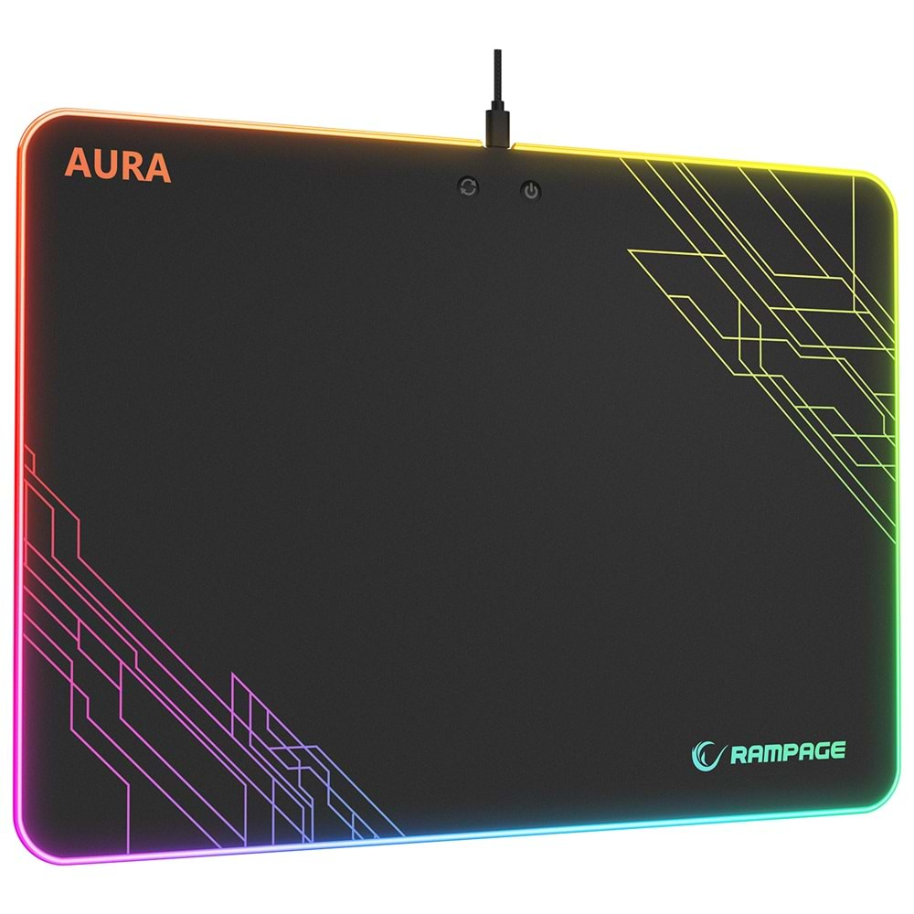 Addison Rampage MP-13 AURA 360x260x5mm RGB Mouse Pad