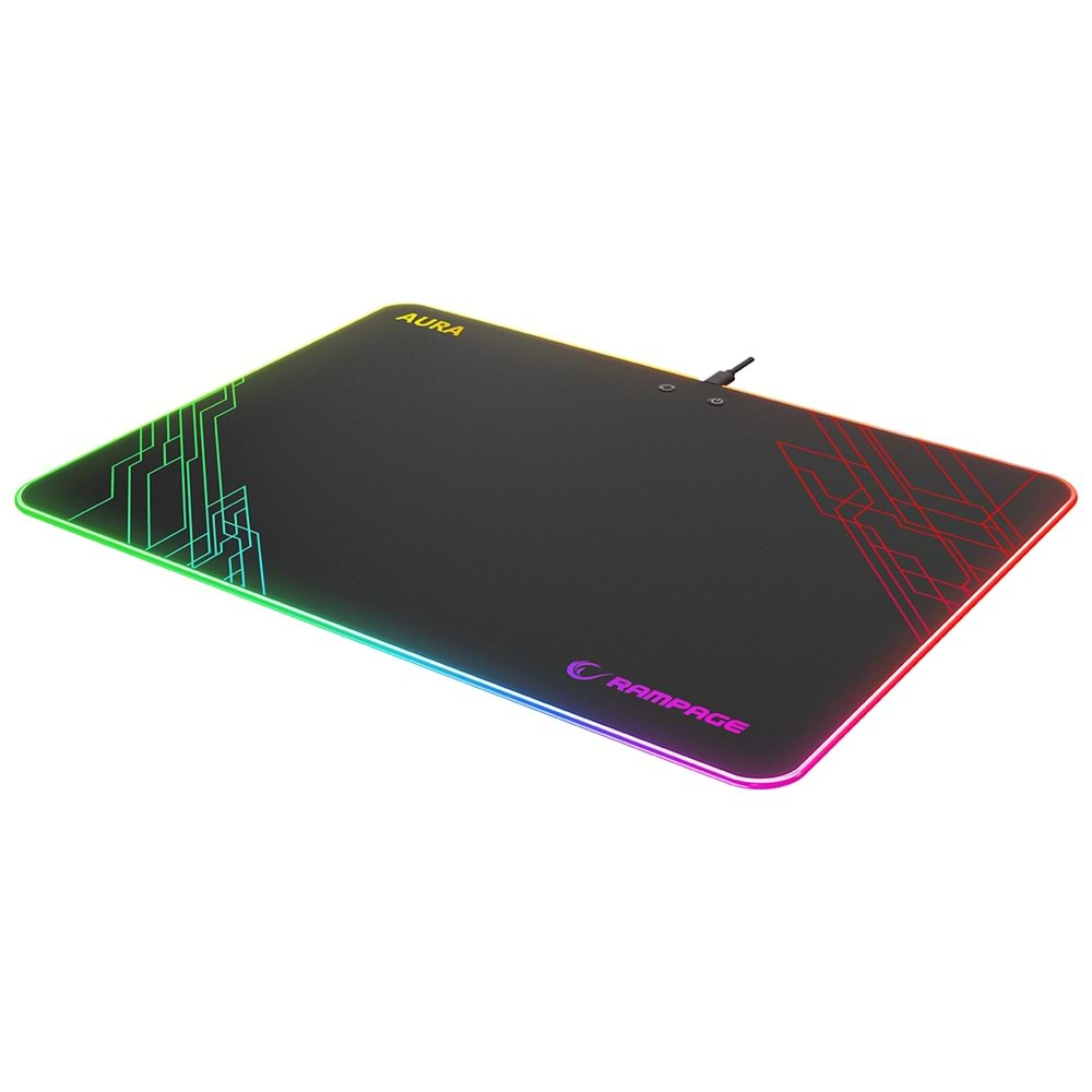 Addison Rampage MP-13 AURA 360x260x5mm RGB Mouse Pad