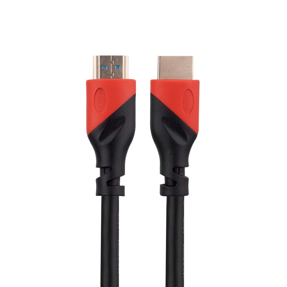 Hytech HY-HDM10 HDMI TO HDMI 10m Altın Uçlu 24K 1.4 Ver. 3D Kablosu