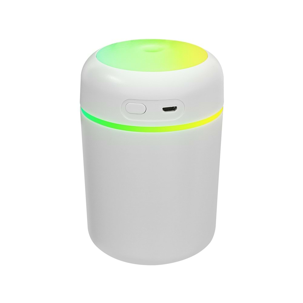 Asonic HN21 Matte 2W 300ML kapasiteli 4 Saat Çalışabilir RGB Mini Oda Nemlendirici HN22