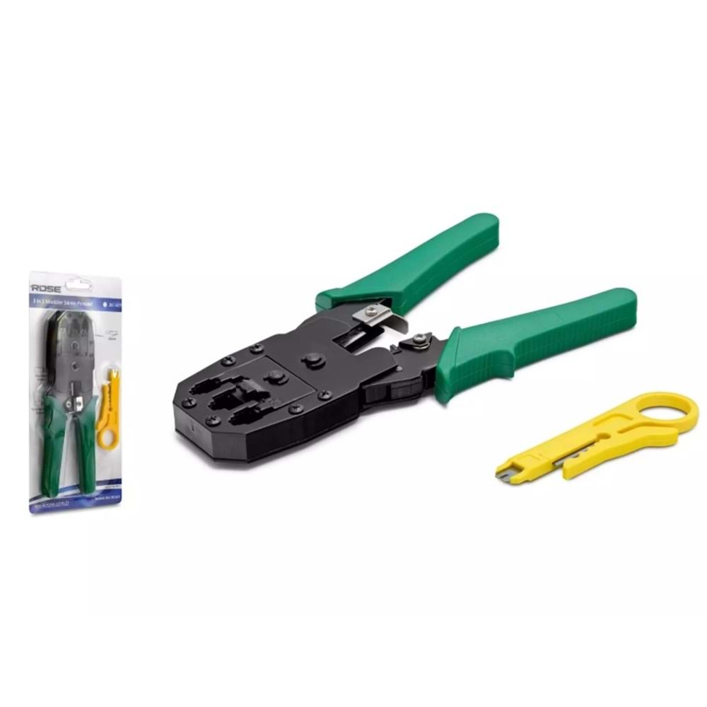 ROSE RC-615 3LÜ ETHERNET SIKMA PENSESİ RJ45/RJ11