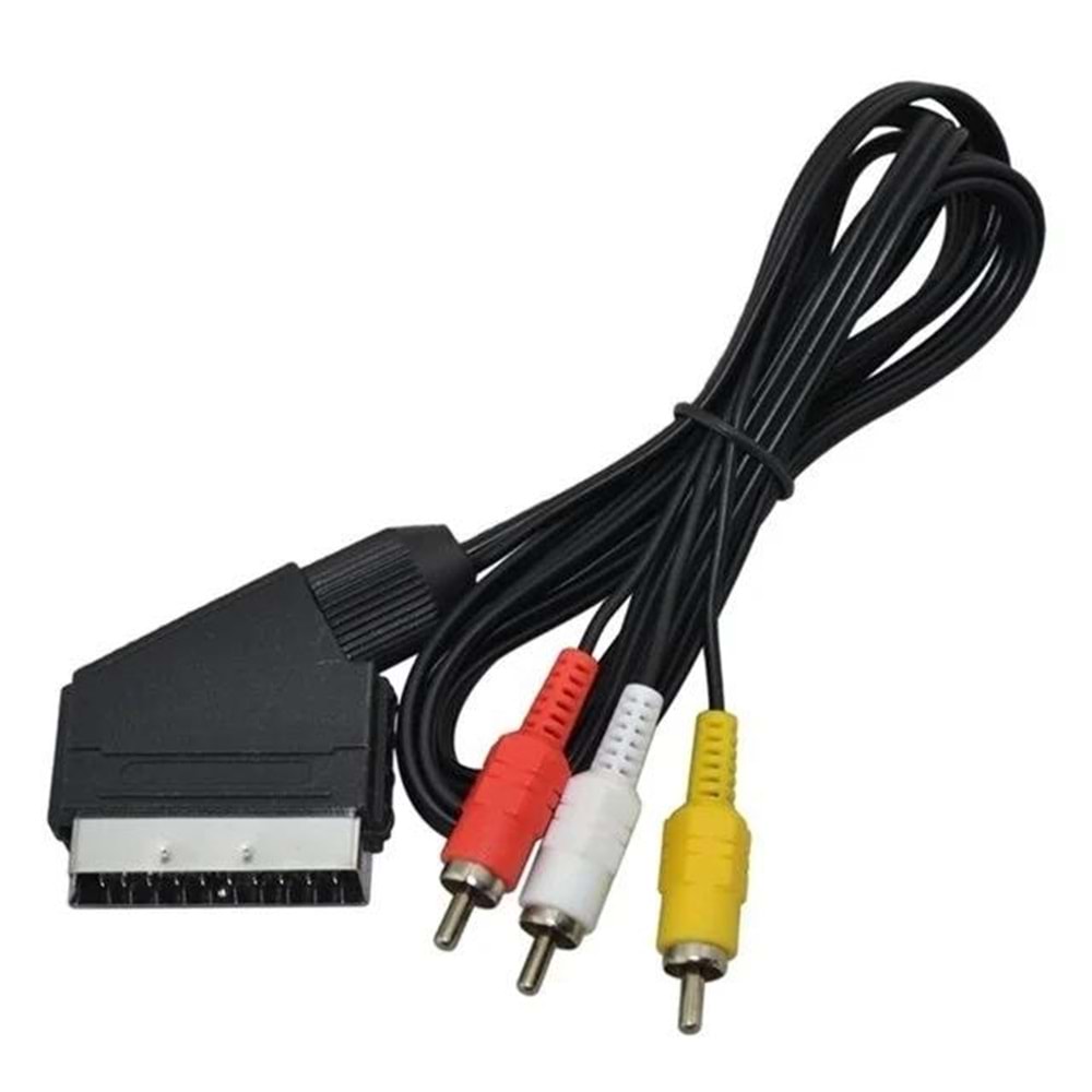 TELSAN SCART TOS 3 LÜ RCA