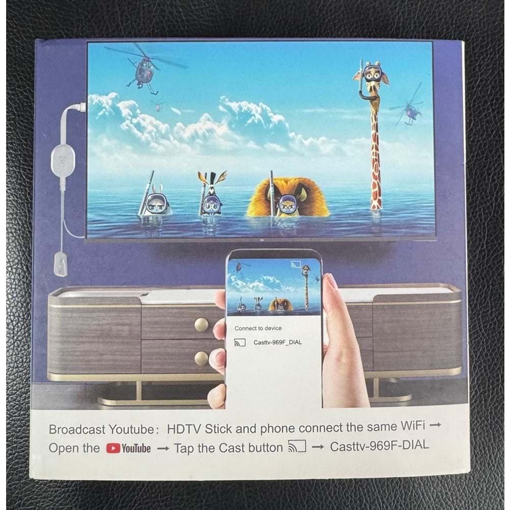 TELSAN HRPORT WIRELESS DISPLAY DONGLE KABLOSUZ HDMİ AKTARICI (ANDROİD WİNDOWS İOS MACOS)