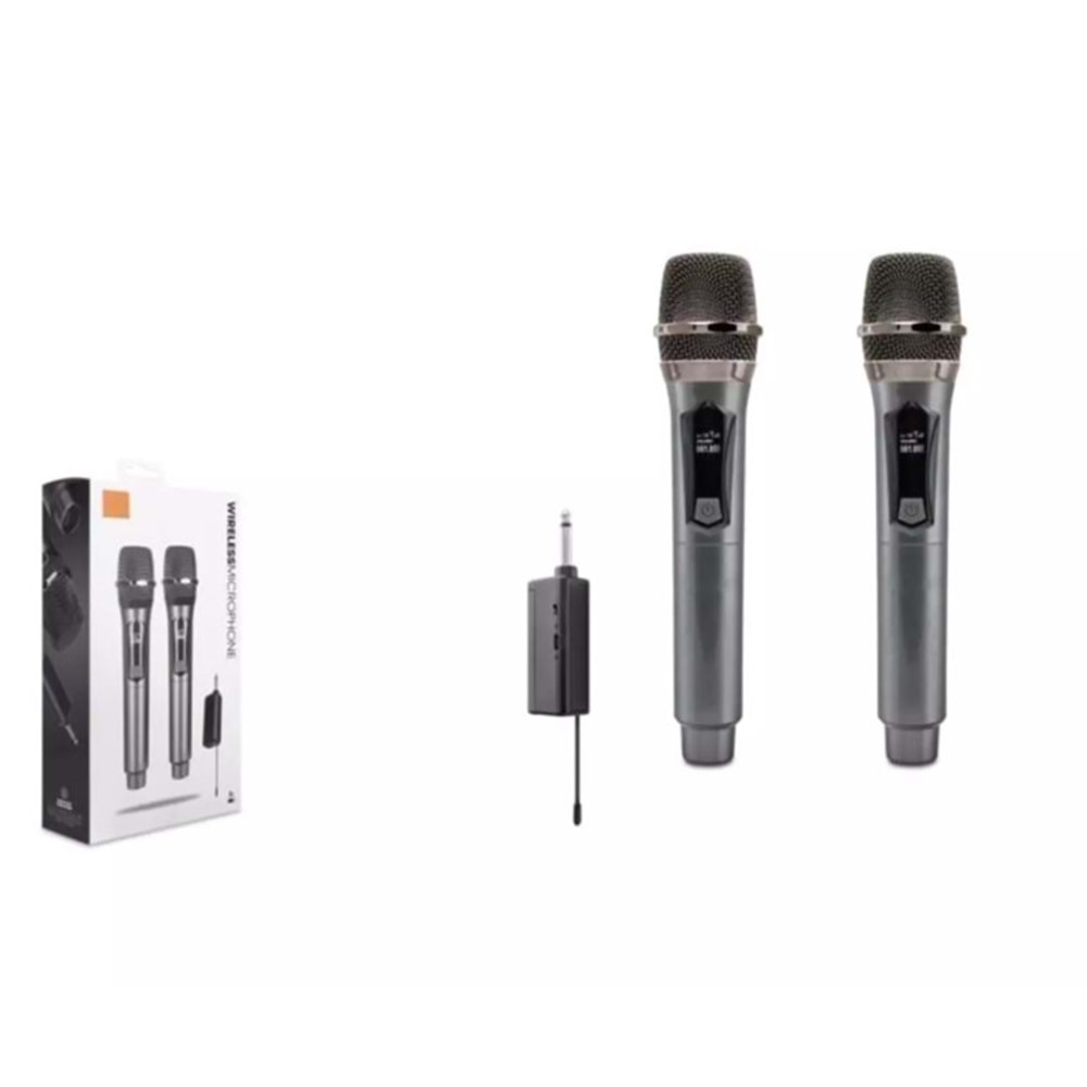 HADRON W1 KABLOSUZ (WIRELESS) PROFESYONEL 2Lİ MİKROFON SETİ